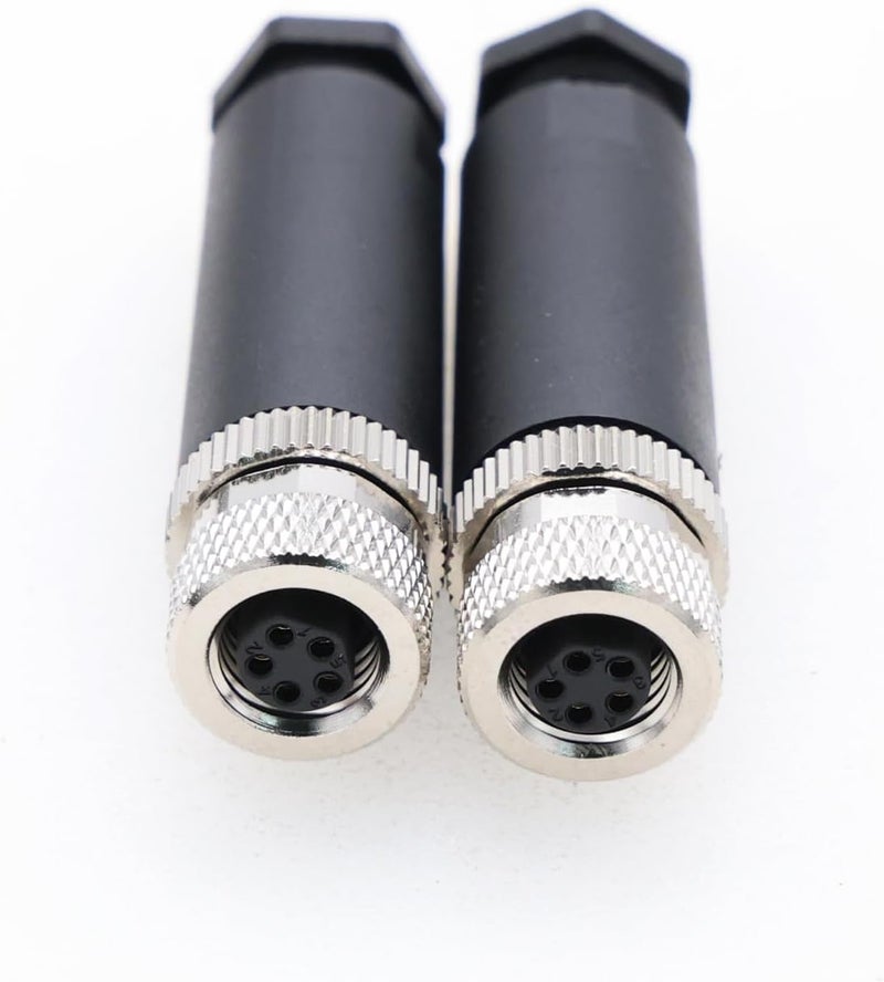 Eonvic M8 5 Pin Female B Code Plug Industrial Circular Sensor Connector Aviation 8mm Waterproof IP67 Connector - Image 2